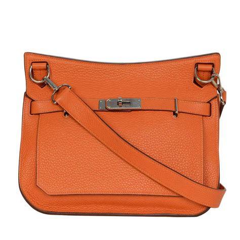 hermes handbag leather in orange|Hermes crossbody bag orange.